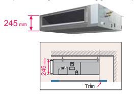 Dàn lạnh VRV Daikin giấu trần nối ống gió áp suất 2 chiều FXSQ25PAVE tính trung bình giá ưu đãi