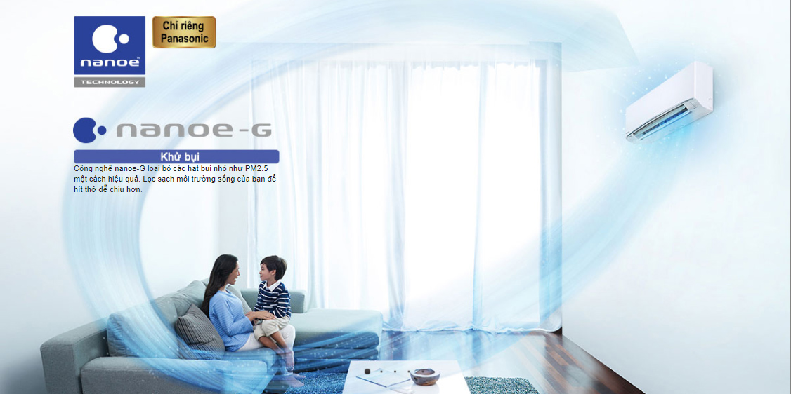 Điều hòa treo tường Panasonic Inverter 1 chiều 12.000 BTU (CU/CS-XPU12WKH-8)