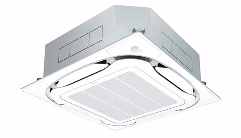 Điều Hòa Âm Trần Cassette Daikin Inverter 2 Chiều 34.100 BTU (FCF100CVM/RZA100DV1) chính hãng