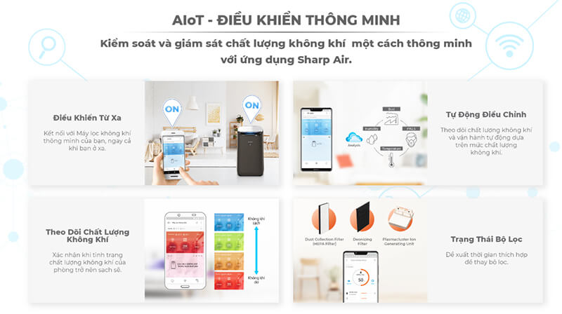 Máy lọc không khí Sharp FP-J80EV-H
