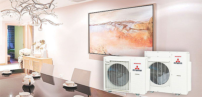 Dàn Nóng Mitsubishi Multi 2 Chiều Inverter 24.000BTU (SCM71ZM-S1) chính hãng