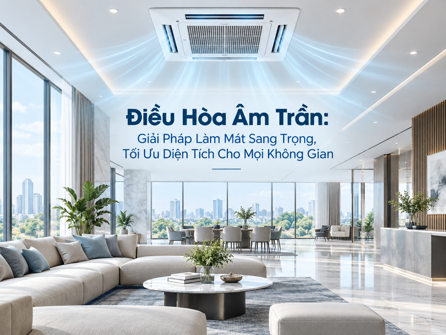 Điều Hòa Âm Trần: Giải Pháp Làm Mát Sang Trọng, Tối Ưu Diện Tích Cho Mọi Không Gian