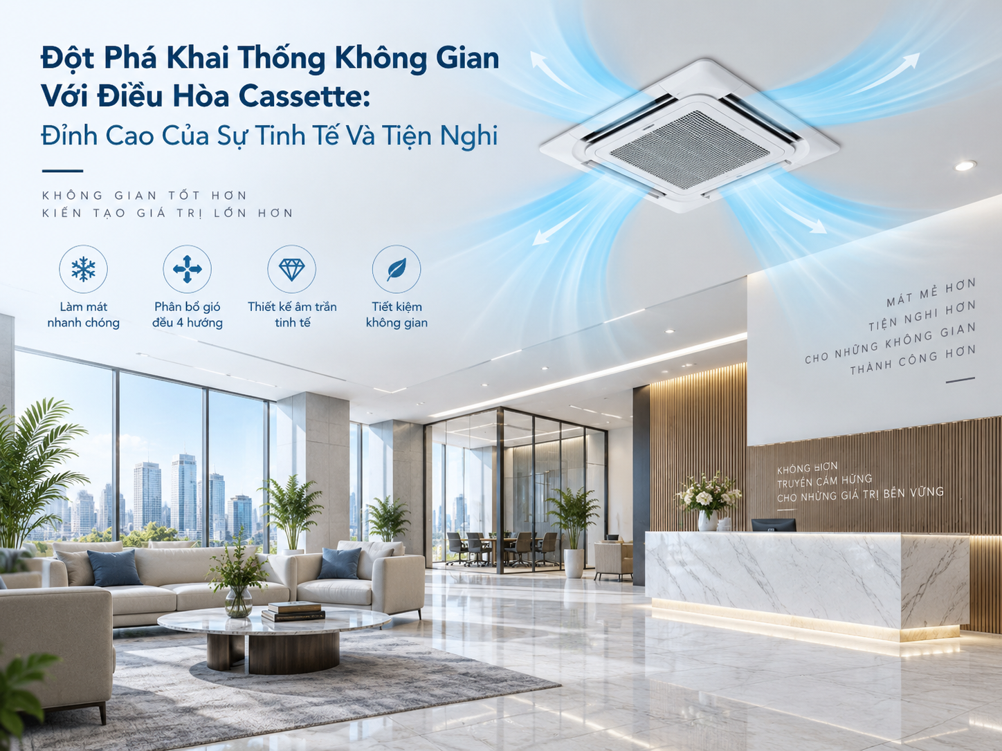 Đột Phá Khai Thống Không Gian Với Điều Hòa Cassette: Đỉnh Cao Của Sự Tinh Tế Và Tiện Nghi