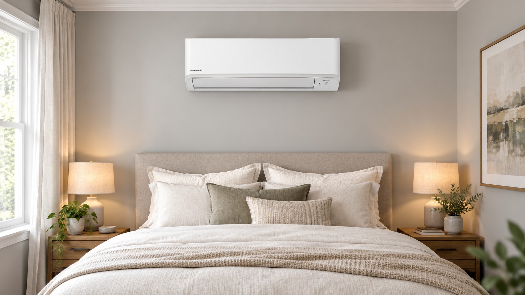 Gợi ý phối hợp dàn lạnh treo tường với nội thất.