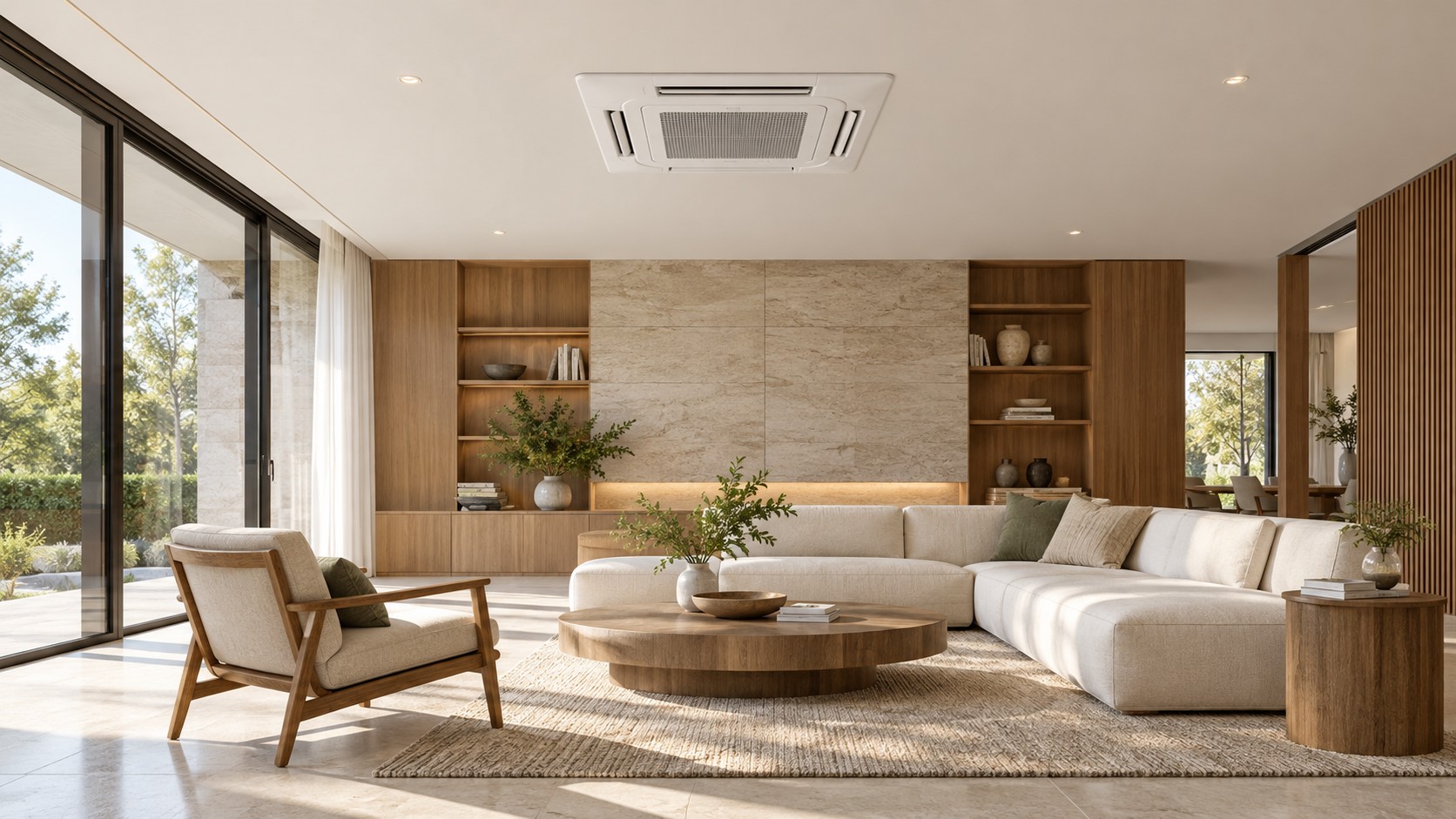 Gợi ý không gian sử dụng điều hòa phù hợp với nội thất.