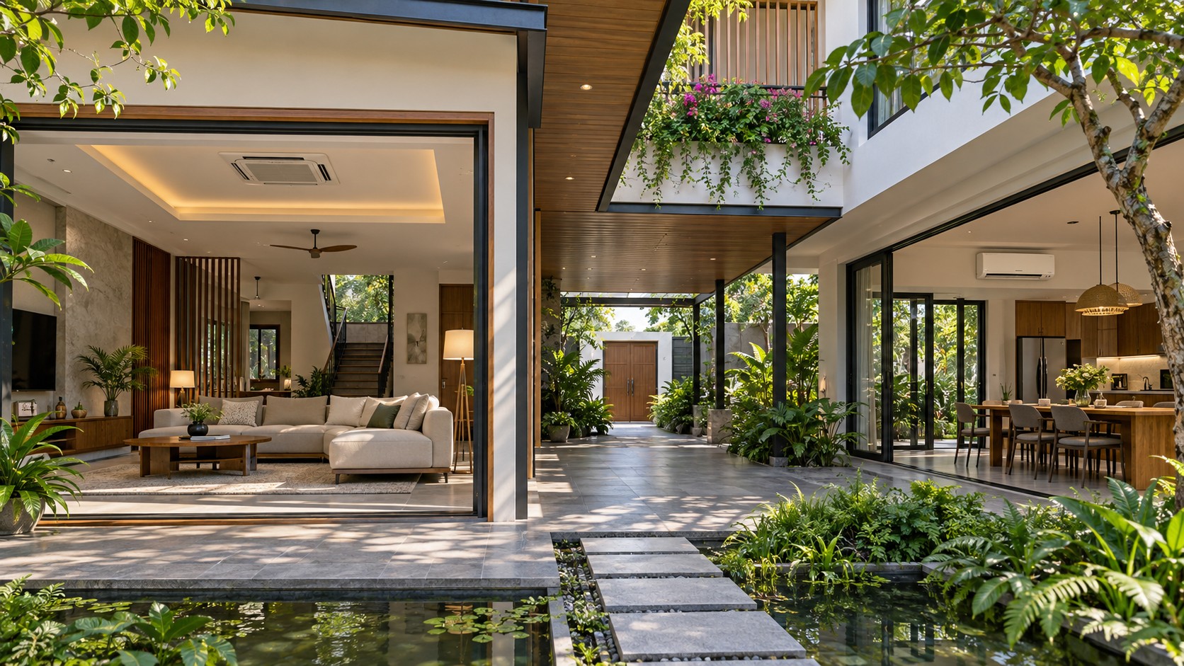 Gợi ý không gian sử dụng điều hòa phù hợp với nội thất.