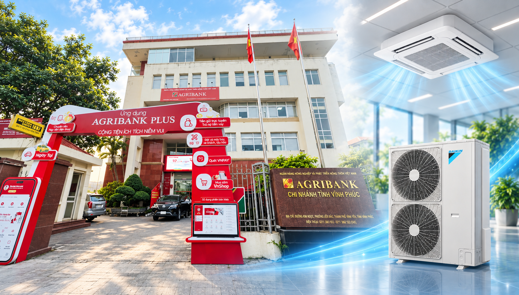 Dự án Ngân hàng Agribank - Vĩnh Phúc