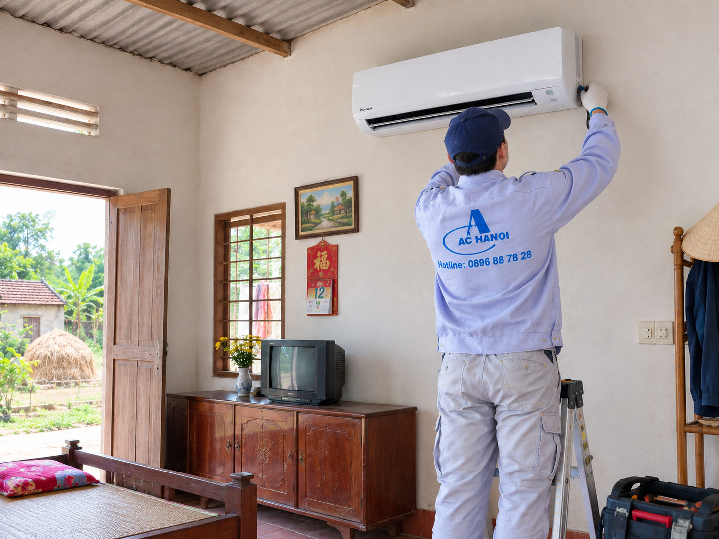 Điều hòa treo tường cho nhà dân ở nông thôn: Chọn sao cho mát nhanh, bền và tiết kiệm điện?