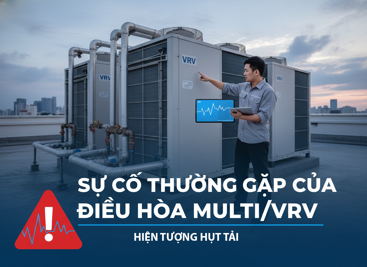 Sự Cố Thường Gặp Của Điều Hòa Multi/VRV: Hiện Tượng Chạy Hụt Tải Và Giải Pháp Kỹ Thuật Từ ACHANOI