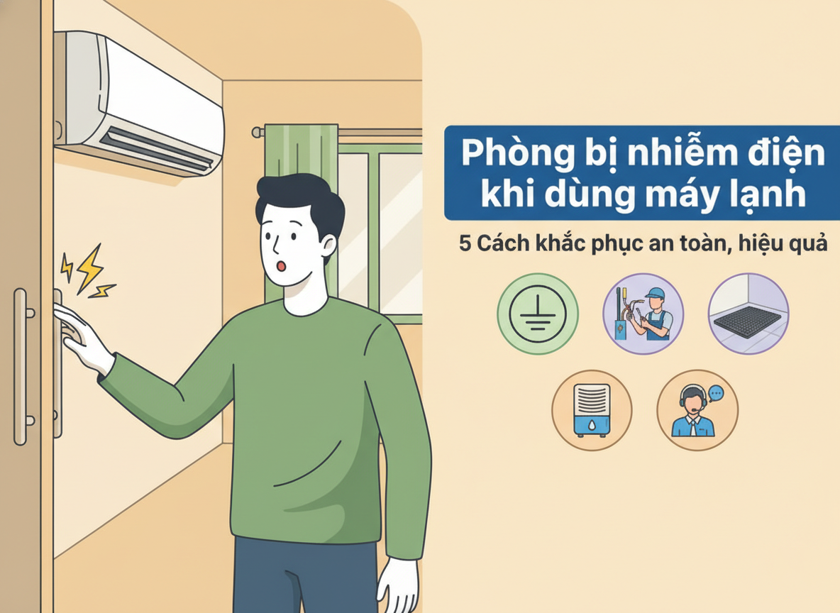 Cách Khắc Phục Phòng Bị Nhiễm Điện Khi Dùng Máy Lạnh: An Toàn, Hiệu Quả Và Khoa Học