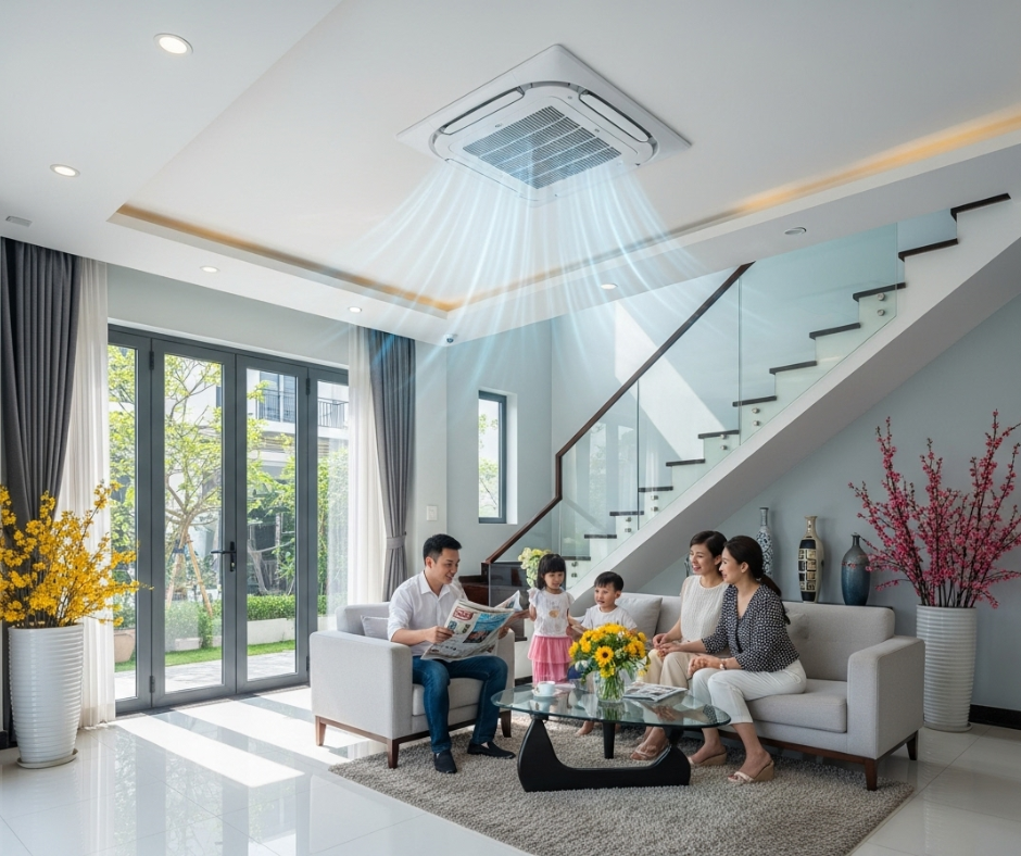 Giải Pháp Điều Hòa Trung Tâm Cho Nhà Phố: Nâng Tầm Đẳng Cấp Sống Hiện Đại