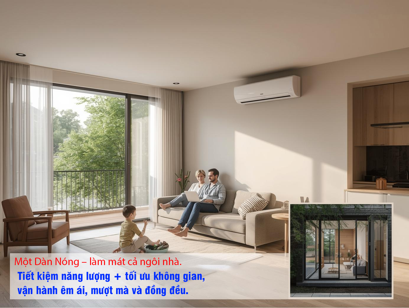 Giải Pháp Tiện Nghi: Khám Phá Ưu Điểm Vượt Trội Của Hệ Điều Hòa Multi Split (M-RAC)