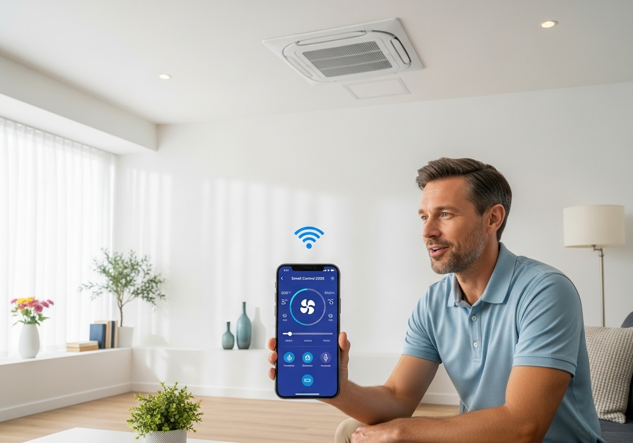 Hướng Dẫn Vận Hành Thông Minh Điều Hòa Trung Tâm 2025 Bằng Smartphone (Điều Khiển Từ Xa & Giọng Nói)