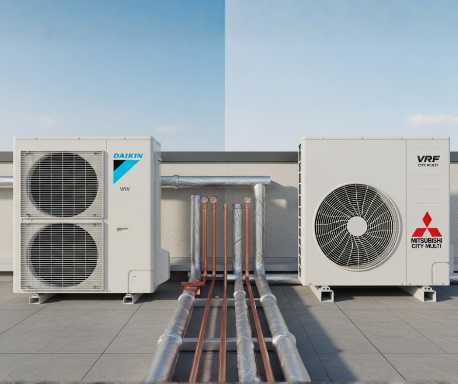 So sánh điều hòa trung tâm daikin và mitsubishi: cuộc chiến công nghệ giữa hai gã khổng lồ Nhật Bản
