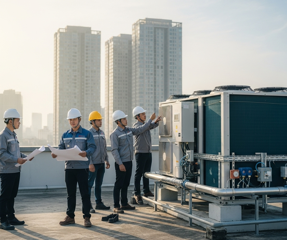Lắp đặt điều hòa trung tâm tại tp Hà Nội: khẳng định vị thế chuyên gia hvac hàng đầu