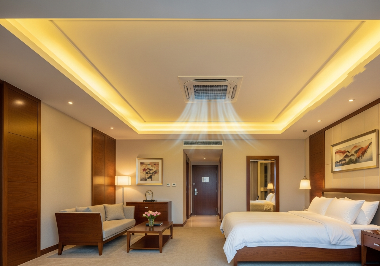 Giải Pháp Lắp Đặt Điều Hòa Chuyên Nghiệp Cho Khách Sạn 3, 4, 5 Sao: Tối Ưu Tiện Nghi và Tiết Kiệm Chi Phí