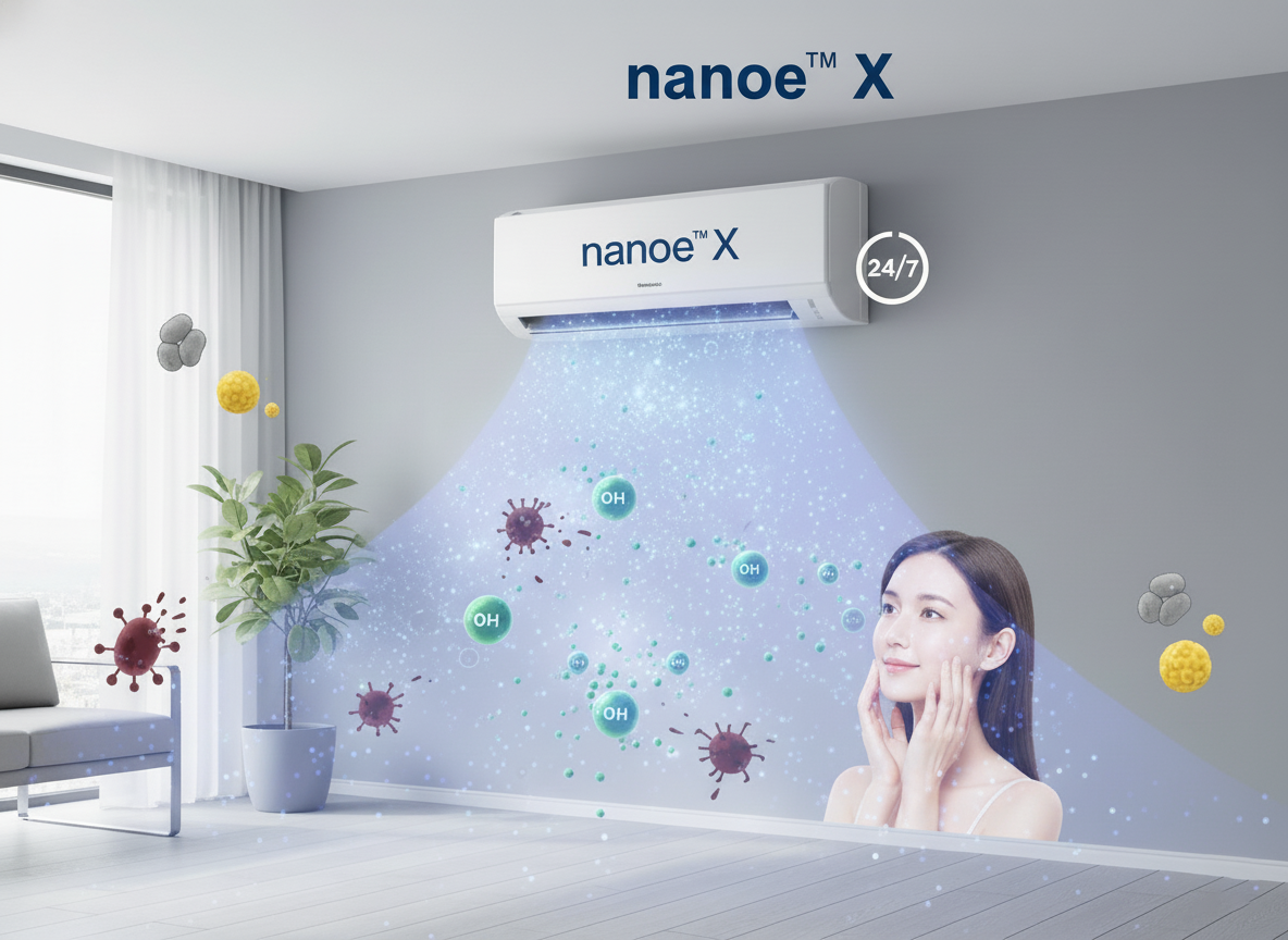 Công Nghệ Cải Thiện Chất Lượng Không Khí Trên Điều Hòa Panasonic: Giải Pháp Bảo Vệ Sức Khỏe Toàn Diện Từ ACHANOI