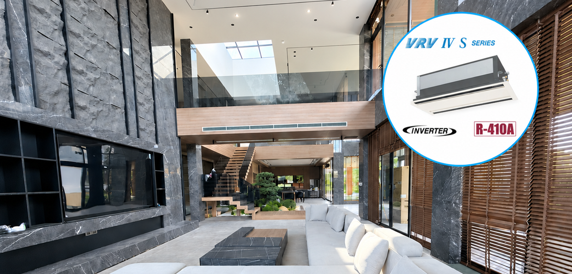 Điều hoà trung tâm cho biệt thự và khí tươi