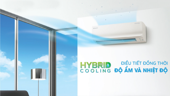 Thoải mái tiện nghi, đánh tan nỗi lo ẩm mốc với công nghệ HYBRID COOLING của điều hòa Daikin